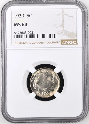 1929 BUFFALO NICKEL NGC MS64 663003
