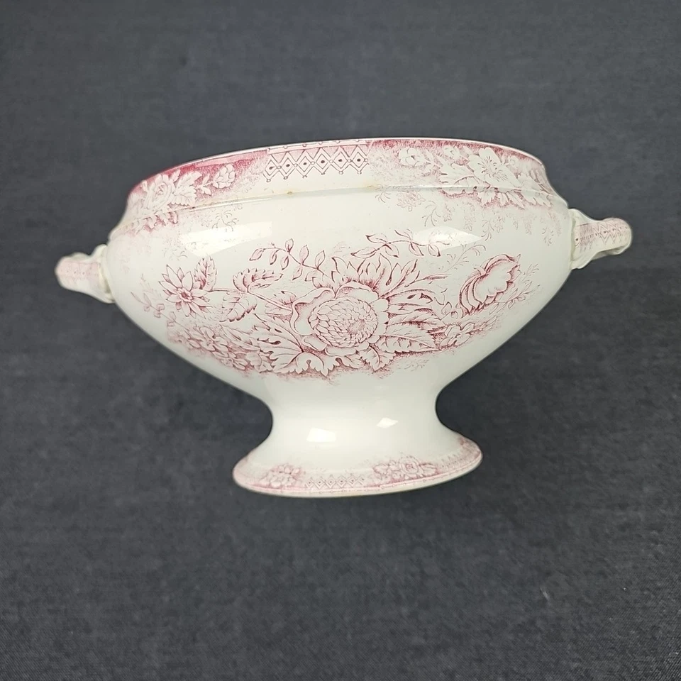 Bas De Soupière Jardinière De Saint Amand Hamage Terre De Fer 1900s - Photo 2/4