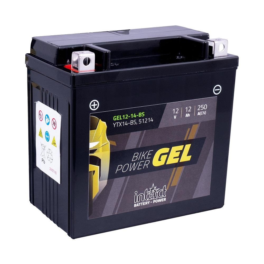 Intact 51214 Genuine Motorcycle Gel Battery Motorbike Scooter Replacement