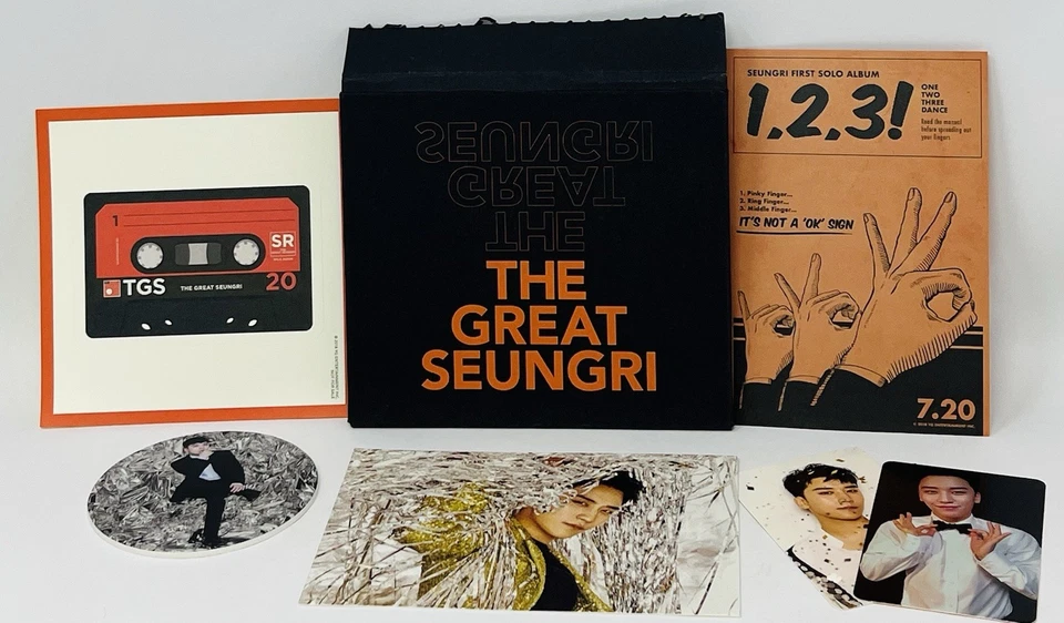 Seungri The Great Seungri Album (Orange) WITH PHOTOCARD Foto 2 de 4