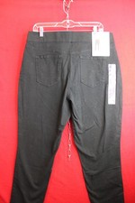 NINE WEST WOMEN'S HEIDI PULL ON CROP PANT BLACK NWT SZ 16X26