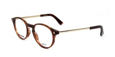 Dsquared2 D2 0056 Brown horn 49/20/145 Herren Brillen