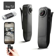 Body Camera with Audio and Video Recording - 1080P HD Wearable Mini Camera, 6...