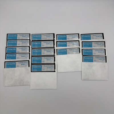 Generic Software Symbols Library CMP Ventura Publisher GEM DOS 5.25 Disk Lot