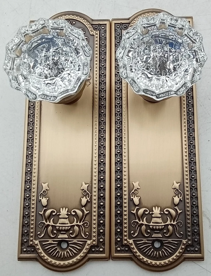 Nostalgic Warehouse Meadows Plate & Interior Crystal Door Knob - Image 3 of 4