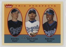 2005 Fleer Tradition Trio Prospects Andres Blanco Ruben Gotay Brian Bass 0w7