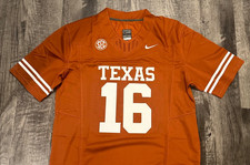 Jersey Arch Manning Texas Longhorns naranja para hombre talla S-2XL