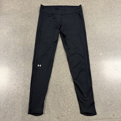 Under Armour Compression Leggings Women s Small Athletic Workout Pants Running Y