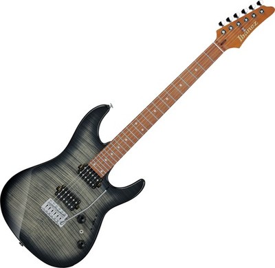 Ibanez AZ24S1F-TKS E-Gitarre Transparent Black Sunburst dyna-MIX10 Erle Ahorn