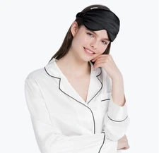 Momme Silk Sleep Mask – Ultra Soft Eye Mask for Night, Travel & Flights