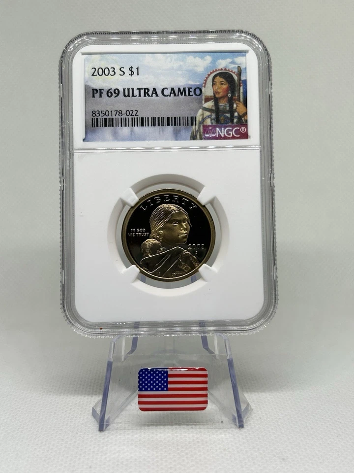2003-S Sacagawea Proof One Dollar NGC PF69 Ultra Cameo 🇺🇸💯✨ - Image 2 of 4