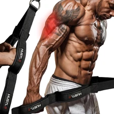 Hustle Athletics Tricep Rope Cable Attachments for Gym Use - Perfect Gym Equipme