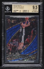 2019 Select Courtside Hybrid Blue Disco Prizm /25 Luka Samanic #291 BGS 9.5 0kr0
