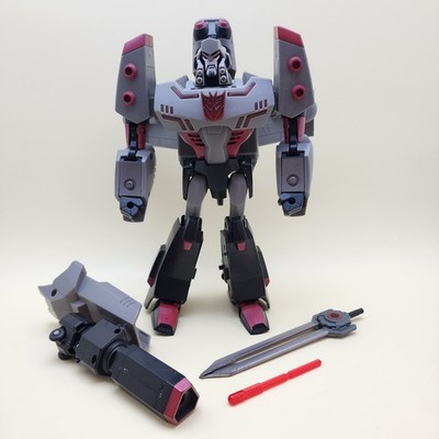 TRANSFORMERS Animated (2008) MEGATRON 10'' Leader WORKS [NEAR COMPLETE]