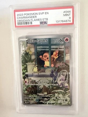 2023 POKEMON SVP EN-SV BLACK STAR PROMO #044 CHARMANDER PSA 9