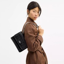 NWT Coach CDY99 Klare Crossbody Bag In Signature Patent Leather Smooth Leather
