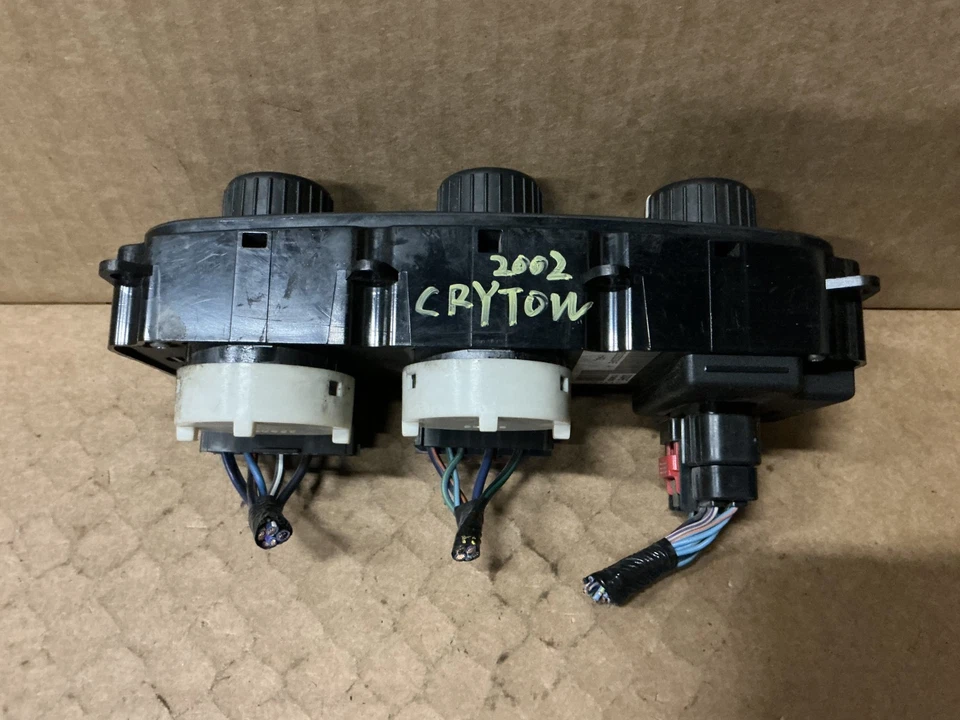 Dodge Caravan 2001-2002 interruptor de control de temperatura de calefacción de aire acondicionado OEM 05005003AE Foto 4 de 4
