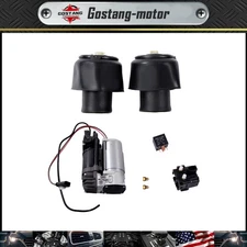 For BMW 550i 2010-2016 Rear Air Suspension Spring Bag Compressor Valve Block Kit
