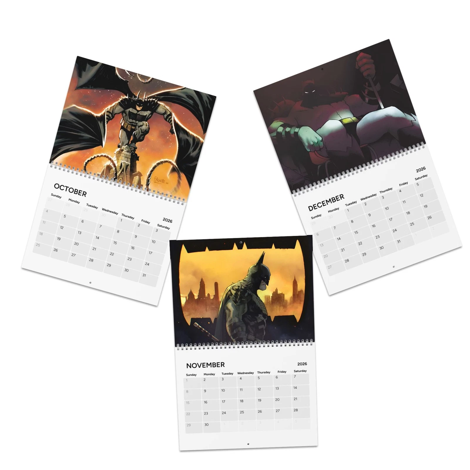 Absolute Batman Calendar (2026) - DC Comics All-In - Bruce Wayne, Gotham City