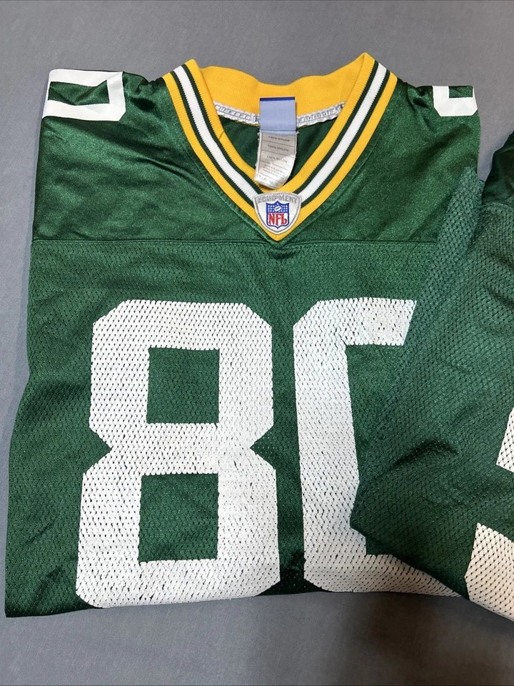 Lote de 2 camisetas NFL Green Bay Packers Clay Matthews # 52 y 80 para hombre XLarge y XL Foto 4 de 4