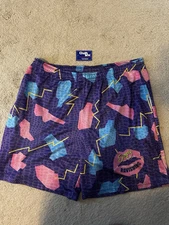 Ravishing Rick Rude Purple Shorts 3XL Chalk Line WWE 2019 Used B033 Used