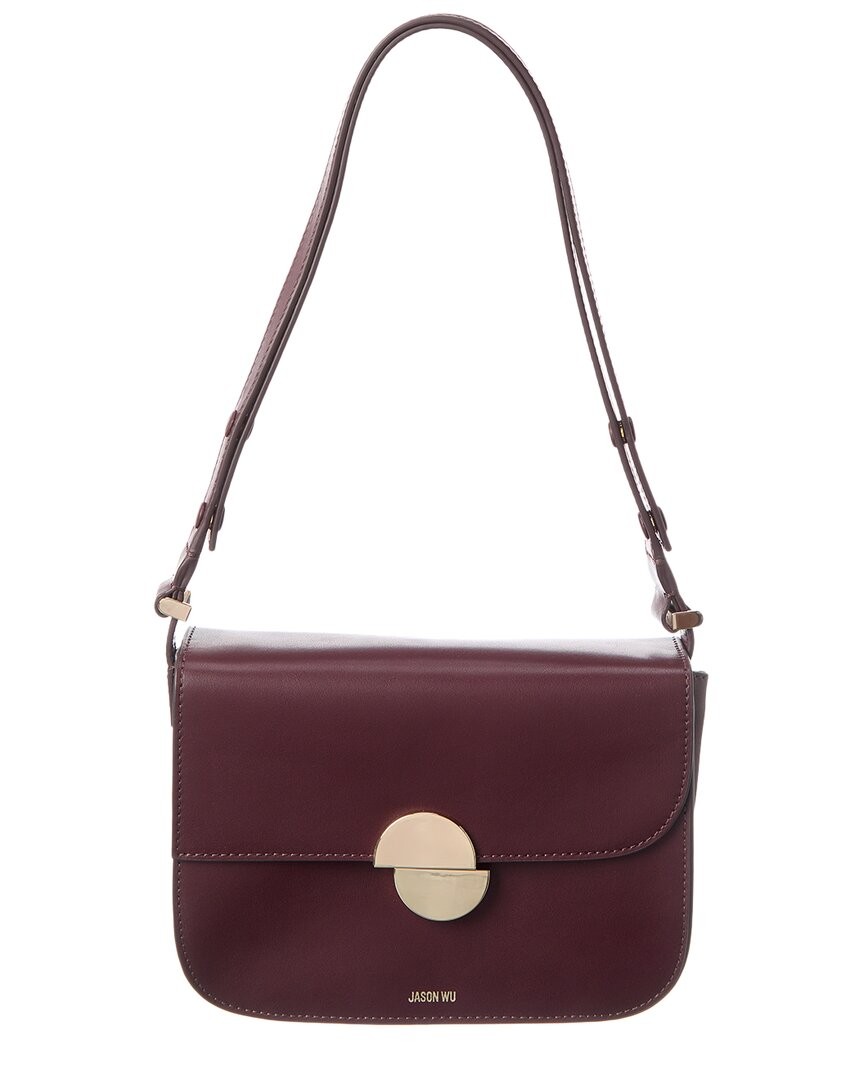 Jason Wu Orbit Leather Shoulder Bag Womens Red 17590₽