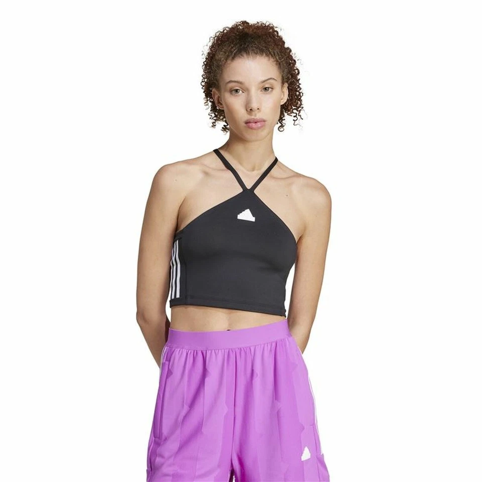 Camiseta de Tirantes Mujer Adidas Summer Triangle Negro - Imagen 2 de 4