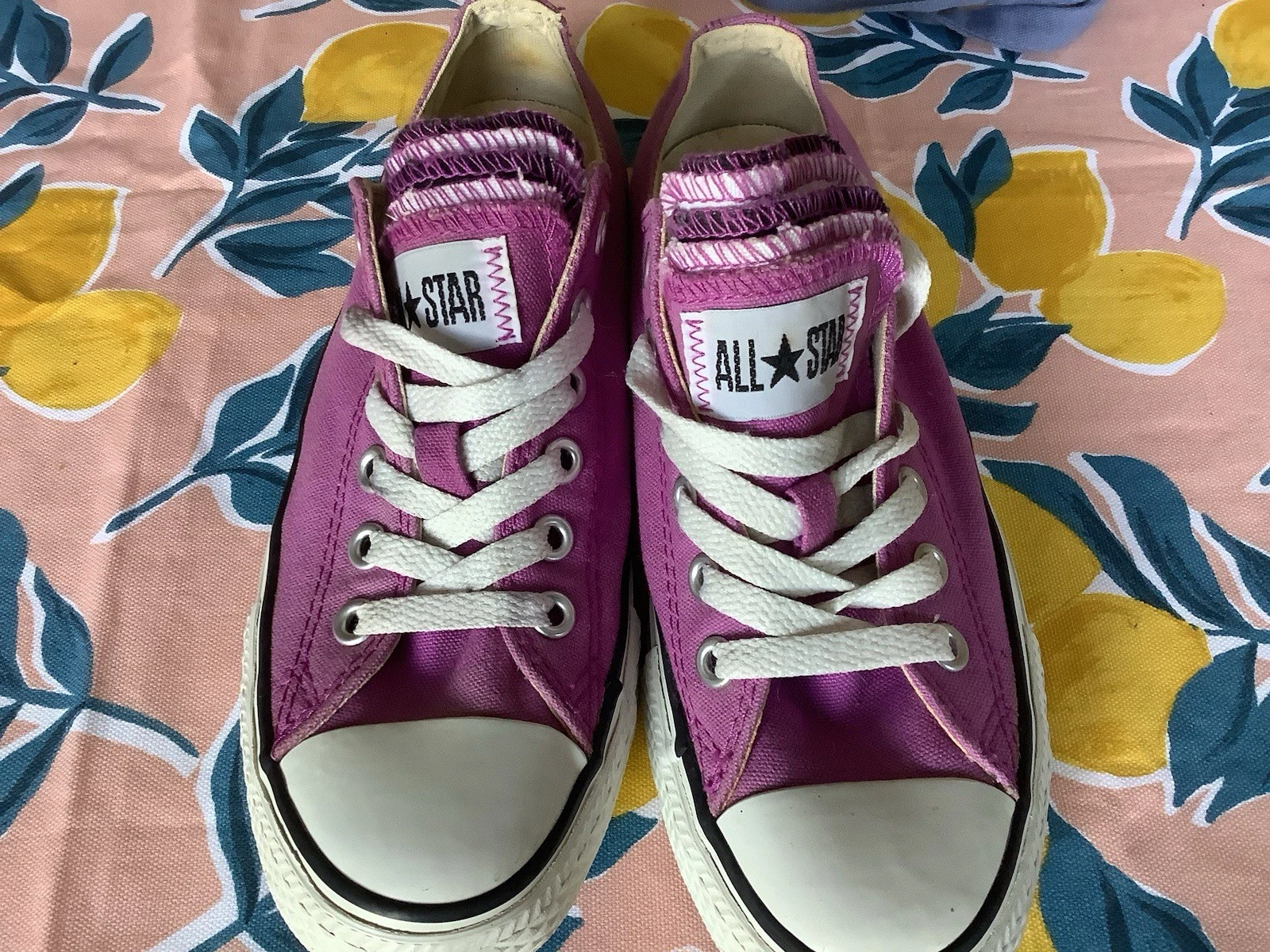 CONVERSE Chuck Taylor All Star scarpe da ginnastica basse viola donna UK 5