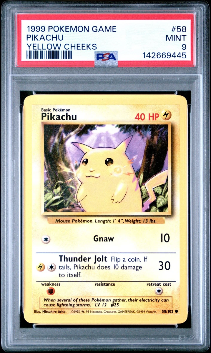 Pikachu Pokémon TCG Professional Sports Authenticator (PSA