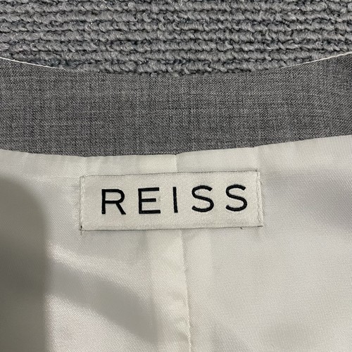Reiss Vest Mens 38 Gray Wool Blend Waistcoat Formal Blazer Sleeveless Dress* - Picture 9 of 11