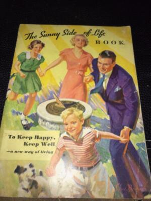 Sunny Side of Life Book by Kellogg Co. (1934).  Stapled Advertising Pamphlet