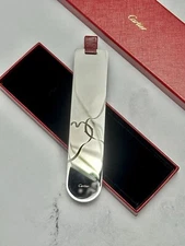 Cartier Ribbon Hallmark Logo Bookmark Mirror AD VIP Gift