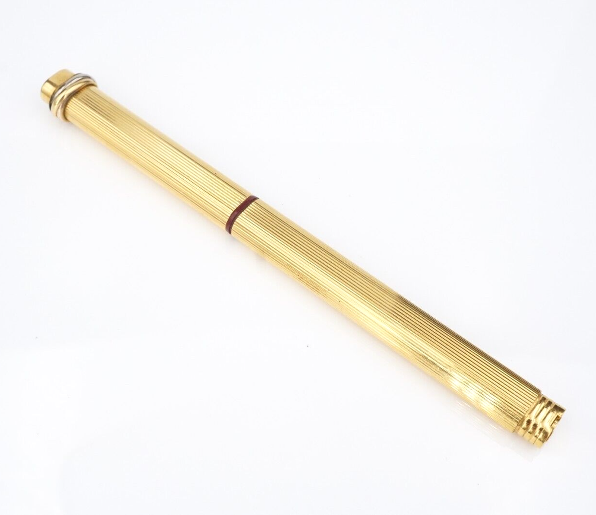 Must de Cartier Trinity Vendome Ballpoint Pen Gold Plate