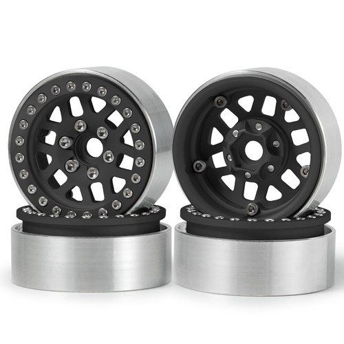 4PCS 1.9" Beadlock Wheel Rim for 1/10 RC Axial SCX10 TRX-4 90046 /47 D90 Crawler - Picture 4 of 11