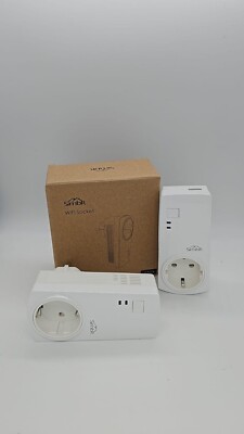 SIMBR Wifi Smart Steckdose mit USB Port, Intelligenter WLAN-Stecker, -F2