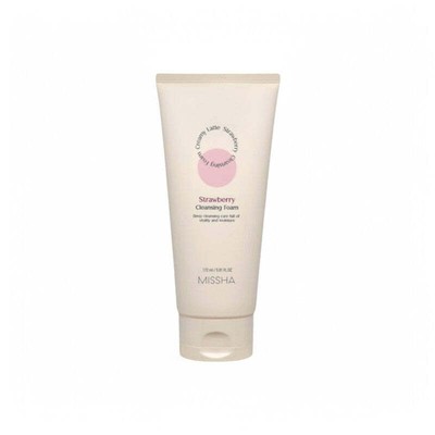 MISSHA Creamy Latte Cleansing Foam-3 Types Strawberry #git