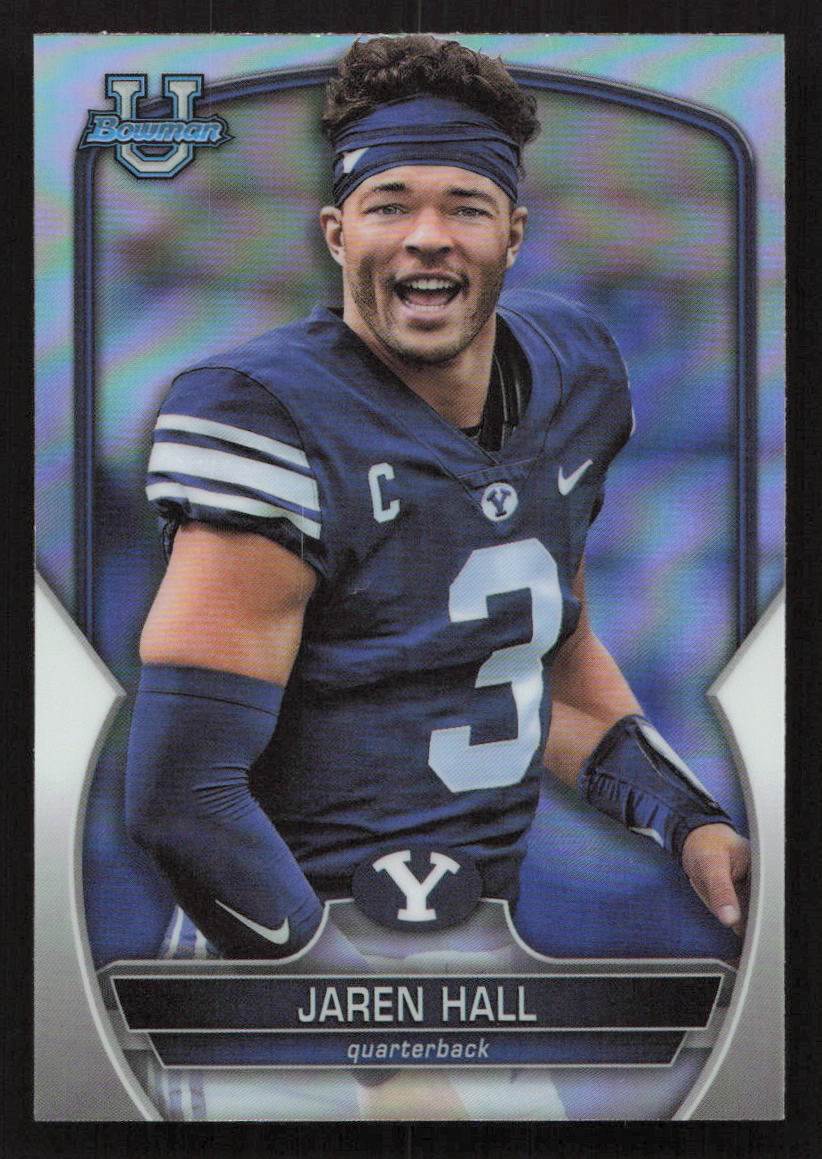 2022 Bowman University Chrome Jaren Hall #85 Image Variation Refractor SP Card