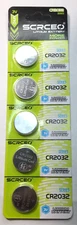 5 PACK CR2032 3V LITHIUM BATTERY (EXP 12/30) DL2032 ECR2032 SB-T51 W/ FREE SHIP