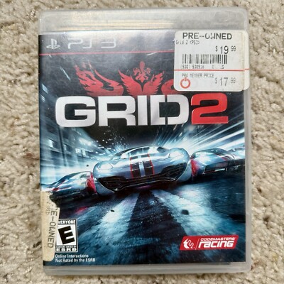 Grid 2 Playstation 3 PS3 PREOWNED COMPLETE CIB