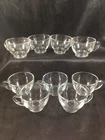 Vintage Anchor Hocking Clear Glass Punch Snack Cups Set of 9
