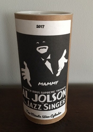 2m black wax cylinder mammy al jolson jazz singer for edison