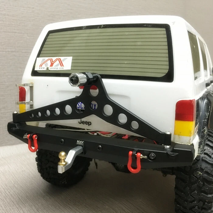 KYX 1/10 RC Crawler Metal Front & Rear Bumper for Traxxas TRX-4 Axial SCX10 II - Image 4 of 4
