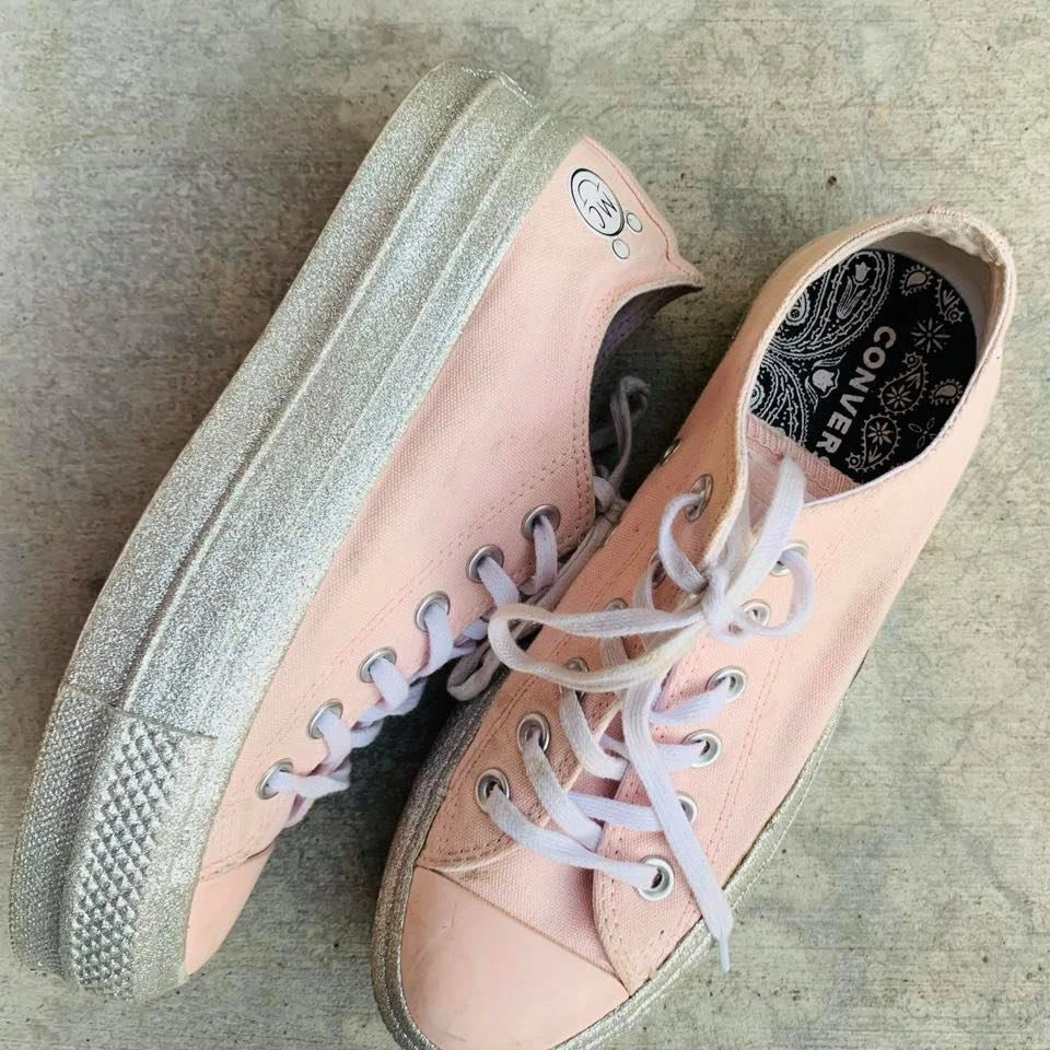 Glitter converse top miley cyrus