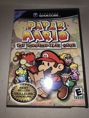 Nintendo GameCube Paper Mario The 1000 Year Door CIB Working