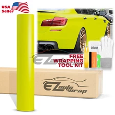 Premium Matte Lime Green Vinyl Wrap Sticker Decal Film Sheet  Air Release DIY