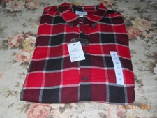 CROFT & BARROW BIG & TALL LONG SLEEVE FLANNEL SHIRTS SIZE 2XB  -   NWT