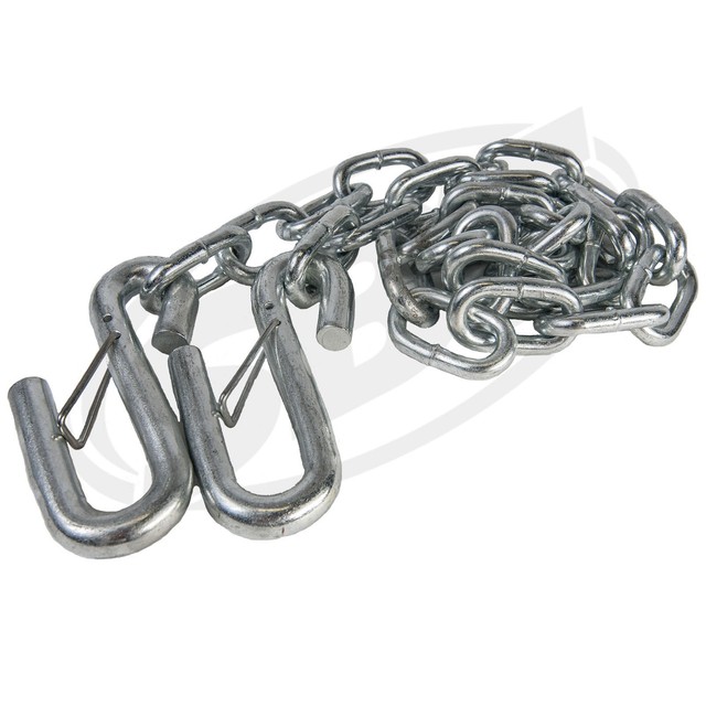 Trailer Hitch Safety Chain With Hook On Each End Class 1 2000lbs eBay