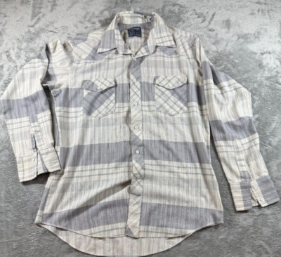 VTG Wrangler Pro Rodeo Men s Shirt 16.5x34 Longtail Western