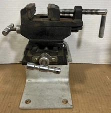Machinist Crosslide With 3” Vise Bench Vice Wood/Metal Working Tool