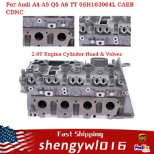 2.0T Engine Cylinder Head & Valves For Audi A4 A5 Q5 A6 TT 06H103064L CAEB CDNC